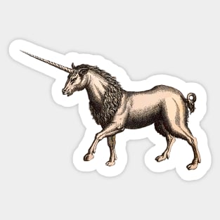 Original vintage unicorn Sticker